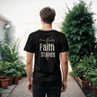 Faith Stands Statement Shirt – Fear Fades Edition (Back Print)