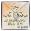 To My Wife — Forever Love Necklace (Fairy Tale Message Card)