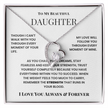 To My Beautiful Daughter – Forever Love Necklace from Dad