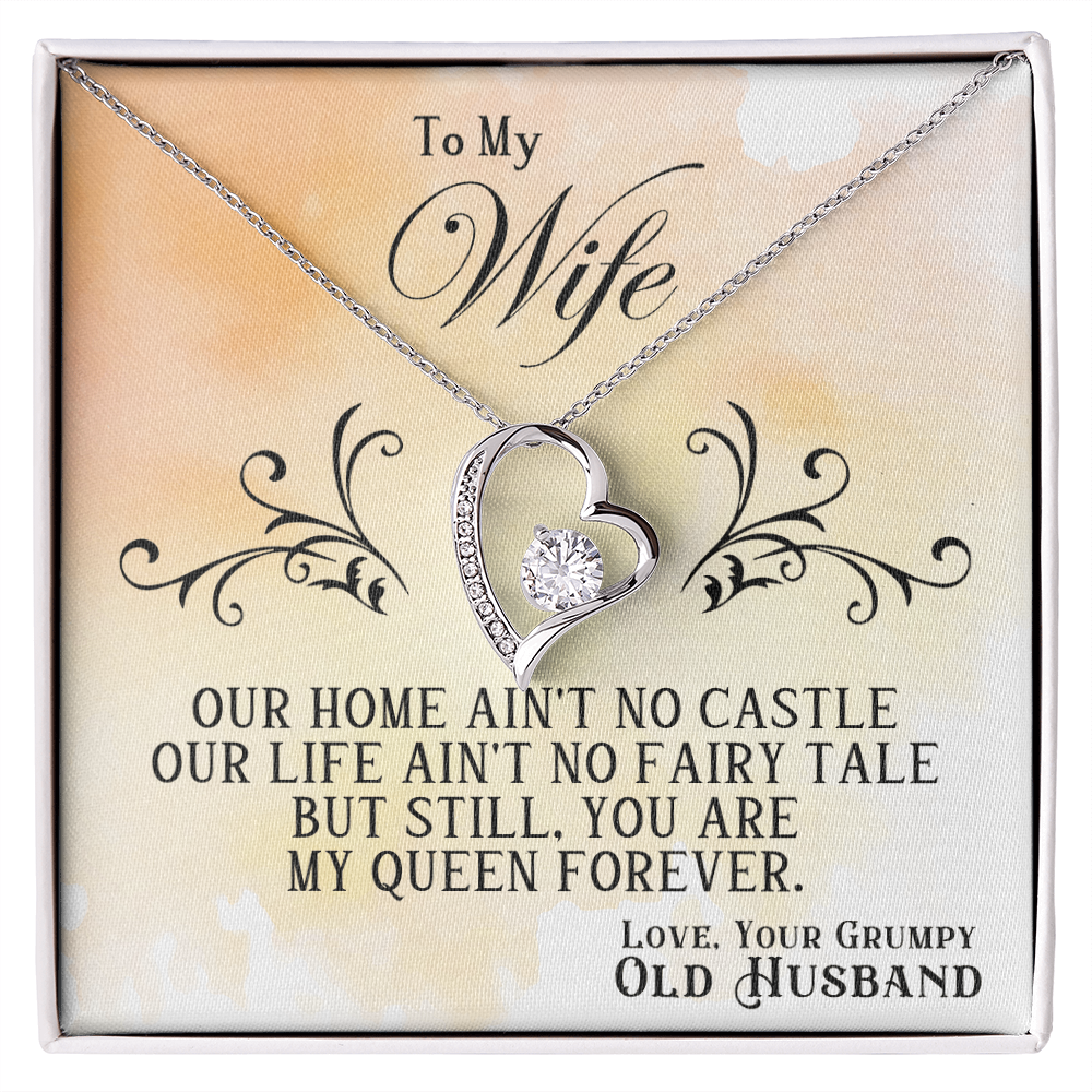 To My Wife — Forever Love Necklace (Fairy Tale Message Card)