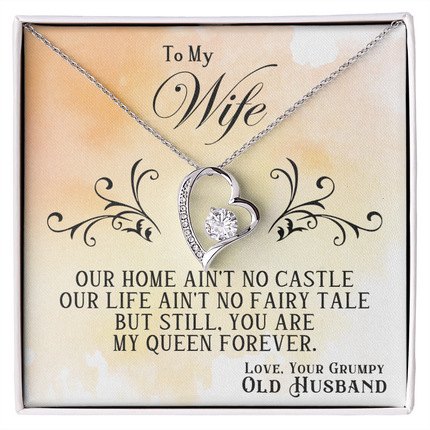 To My Wife — Forever Love Necklace (Fairy Tale Message Card)