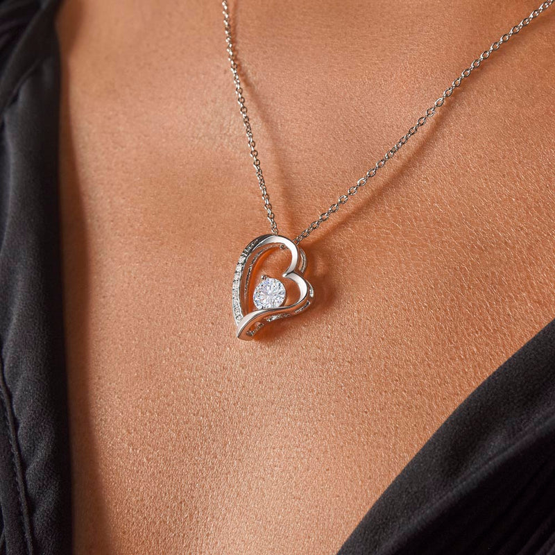 Unveil Timeless Romance with our Forever Love Necklace - A Symbolic Tribute to Everlasting Affection