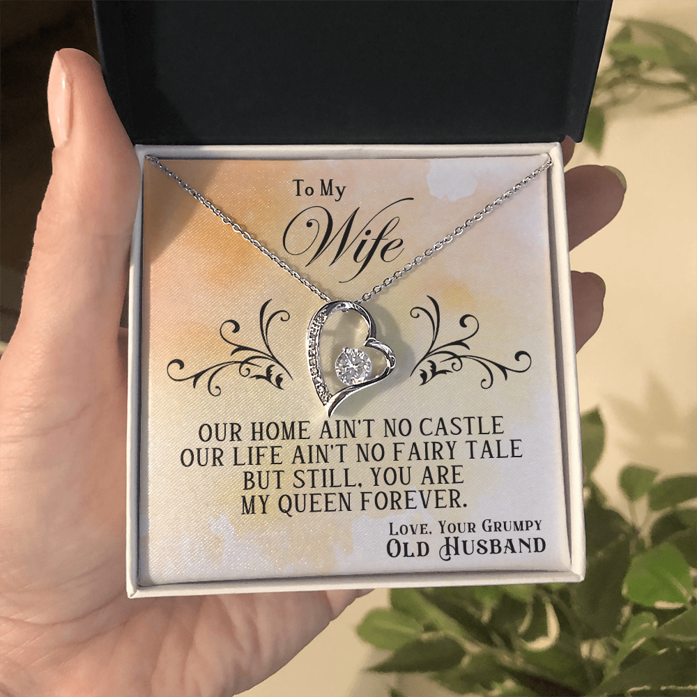 To My Wife — Forever Love Necklace (Fairy Tale Message Card)