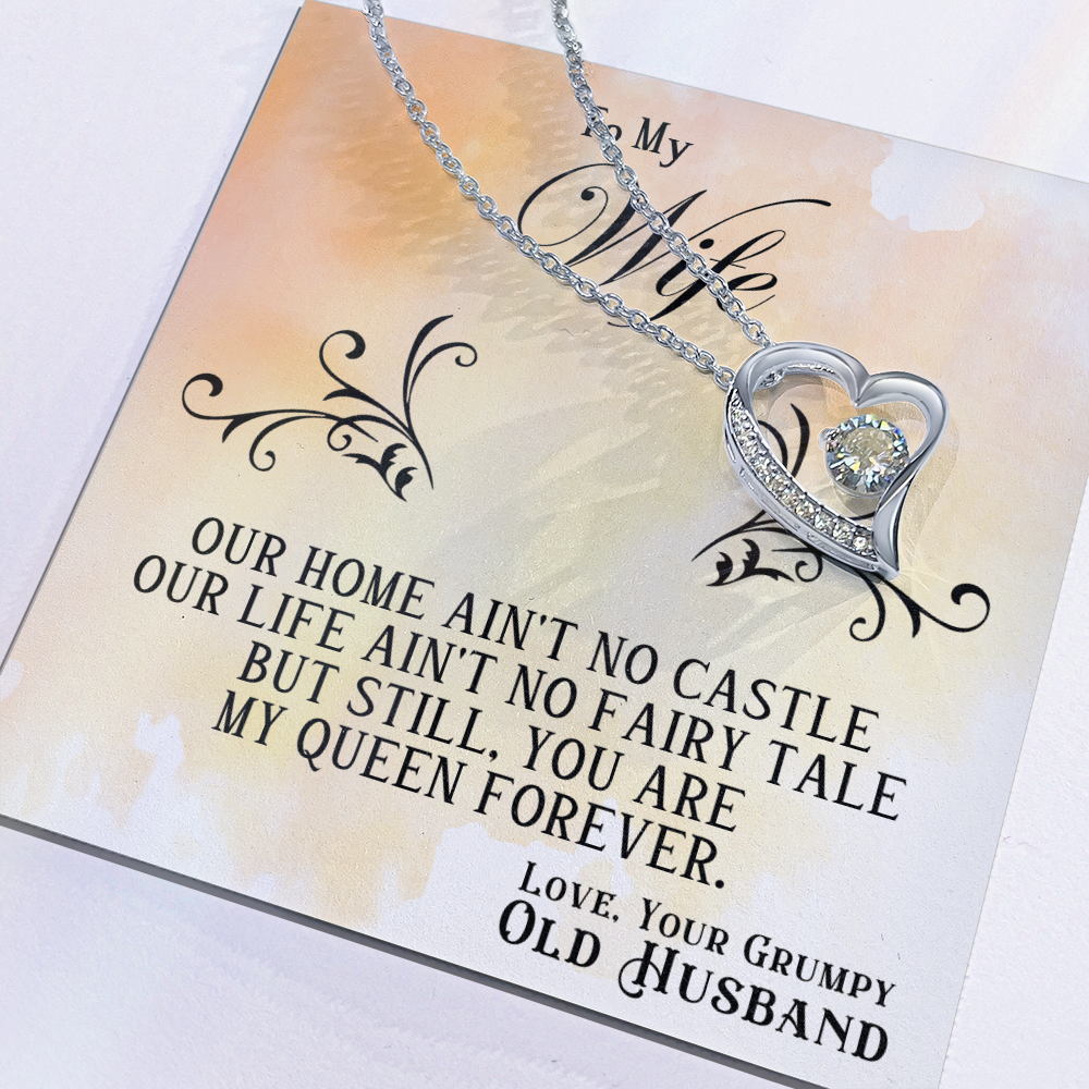 To My Wife — Forever Love Necklace (Fairy Tale Message Card)