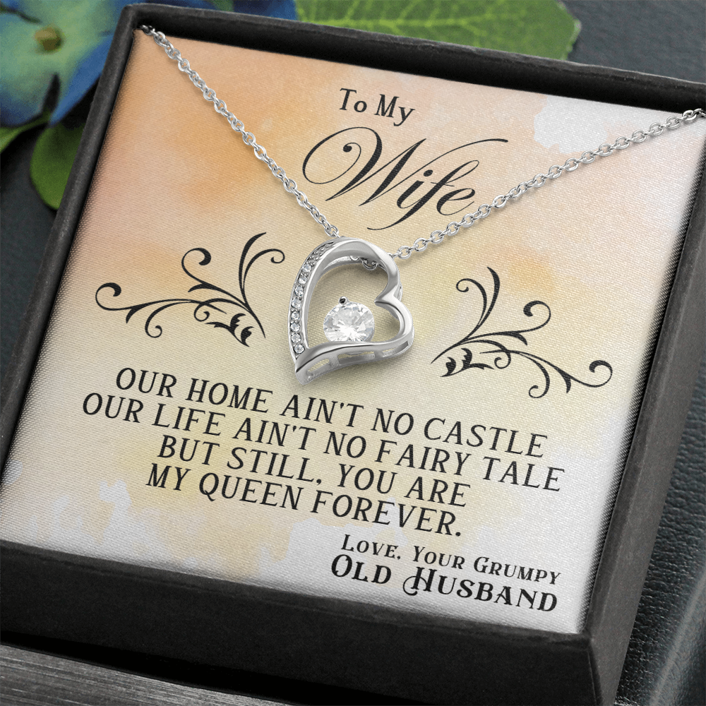 To My Wife — Forever Love Necklace (Fairy Tale Message Card)