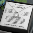 To My Beautiful Daughter – Forever Love Necklace from Dad