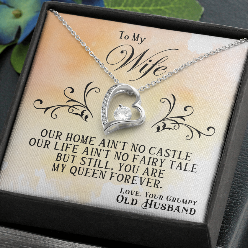 To My Wife — Forever Love Necklace (Fairy Tale Message Card)