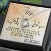To My Wife — Forever Love Necklace (Fairy Tale Message Card)