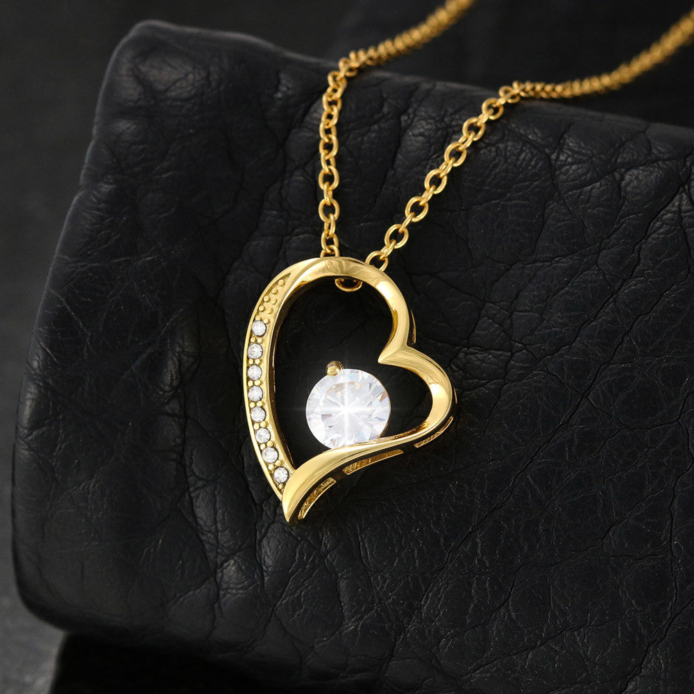 To My Wife — Forever Love Necklace (Fairy Tale Message Card)