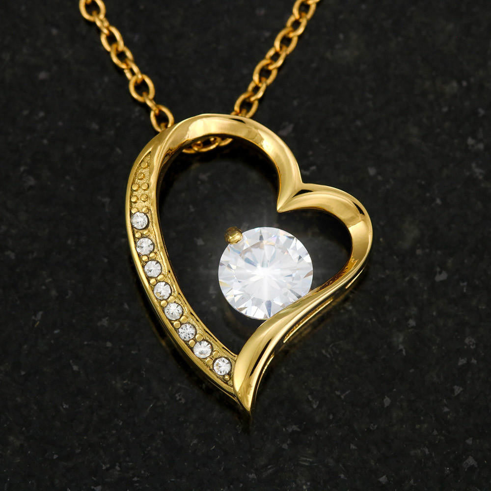 Unveil Timeless Romance with our Forever Love Necklace - A Symbolic Tribute to Everlasting Affection