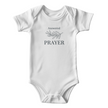 Gerber ONESIES® Answered Prayer Baby Bodysuit | Modern Christian Miracle Baby Gift | Minimalist Olive Branch Newborn Outfit