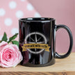 Navigate with Faith Compass Coffee Mug - Jeremiah 29:11 Christian Gift