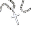 Walk By Faith – Trust Him Every Step Cross Necklace