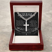 Faith Over Fear – Peace in His Presence Cross Necklace