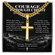 Faith Over Fear – Peace in His Presence Cross Necklace