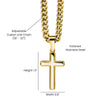Courage to Stand – Artisan Cross Cuban Link Necklace