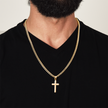 Strength Through Christ – Artisan Cross Cuban Link Necklace