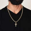 Walk By Faith – Trust Him Every Step Cross Necklace