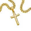 Courage to Stand – Artisan Cross Cuban Link Necklace