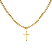 Strength Through Christ – Artisan Cross Cuban Link Necklace