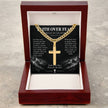 Faith Over Fear – Peace for the Soul Cross Necklace