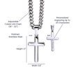 To My Daughter – A Gift from Heaven Cross Necklace from Dad