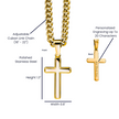 To My Daughter – A Gift from Heaven Cross Necklace from Dad