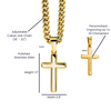 To My Daughter – A Gift from Heaven Cross Necklace from Dad