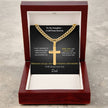 To My Daughter – A Gift from Heaven Cross Necklace from Dad