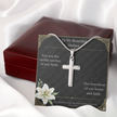 Artisan Cross Necklace: A Visible Anchor of Faith for Mom