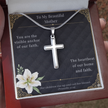 Artisan Cross Necklace: A Visible Anchor of Faith for Mom