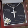 Artisan Cross Necklace: A Visible Anchor of Faith for Mom