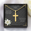 Artisan Cross Necklace: A Visible Anchor of Faith for Mom
