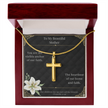 Artisan Cross Necklace: A Visible Anchor of Faith for Mom