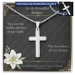 Artisan Cross Necklace: A Visible Anchor of Faith for Mom