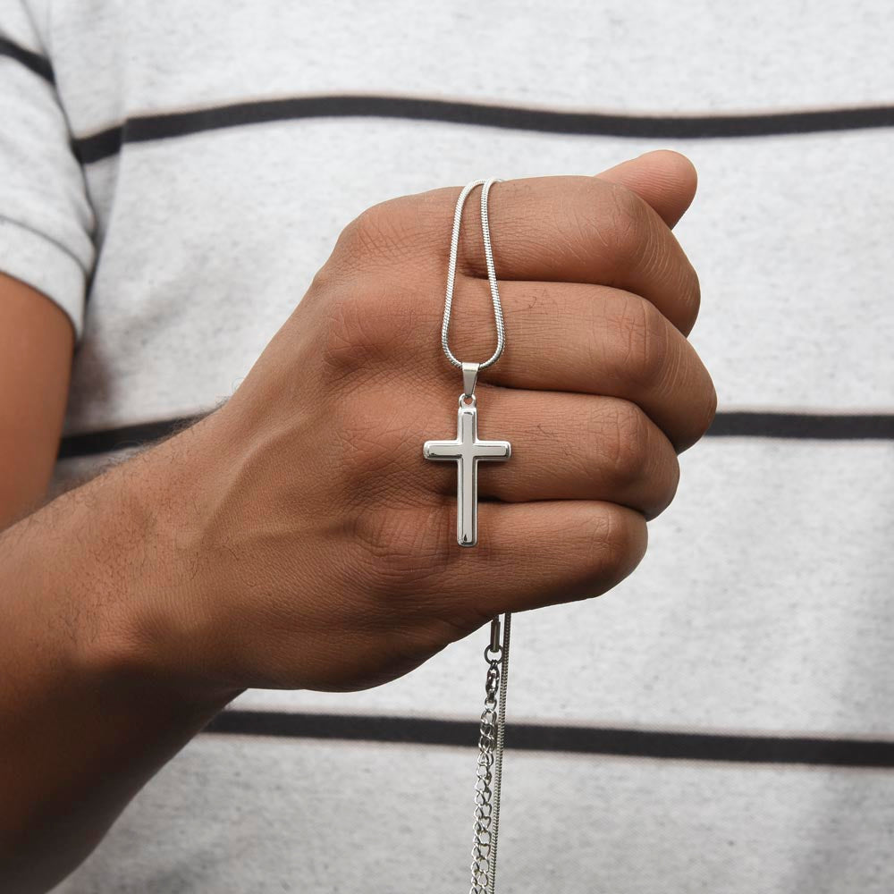 Artisan Cross Necklace: A Visible Anchor of Faith for Mom