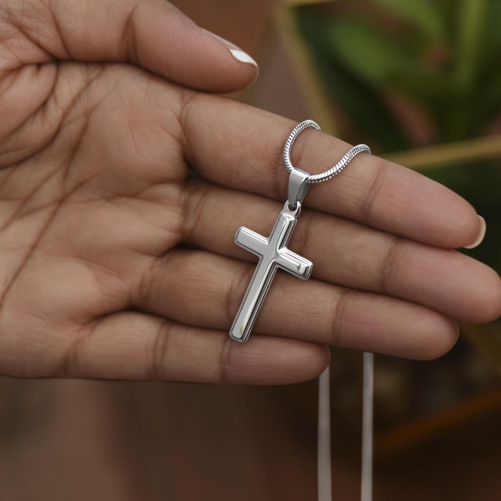 Artisan Cross Necklace: A Visible Anchor of Faith for Mom
