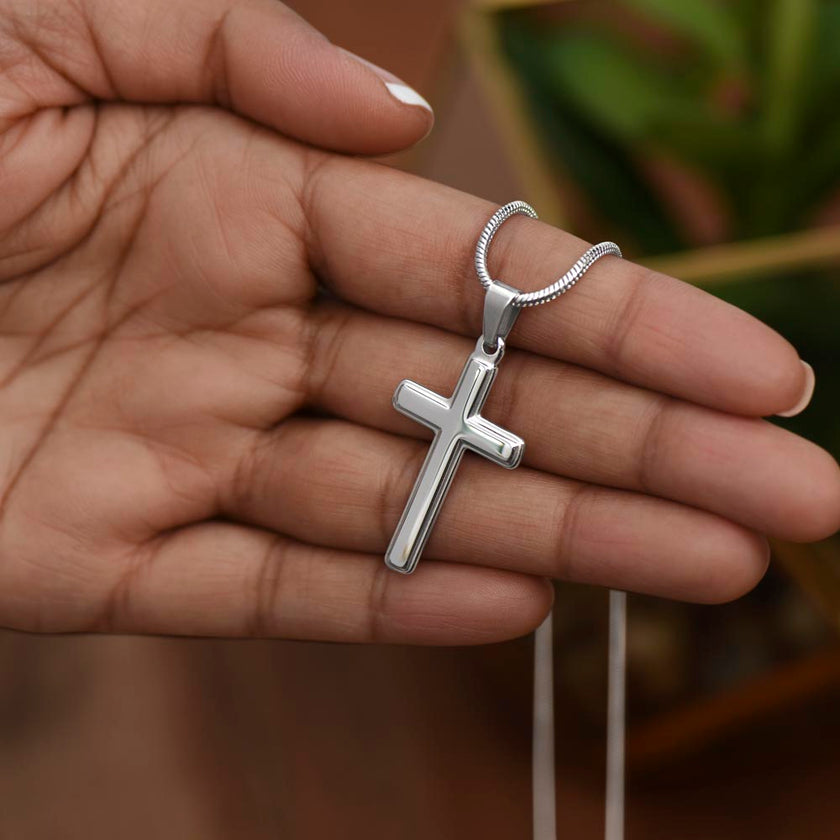 Artisan Cross Necklace: A Visible Anchor of Faith for Mom