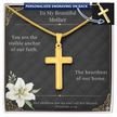 Artisan Cross Necklace: A Visible Anchor of Faith for Mom
