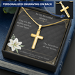 Artisan Cross Necklace: A Visible Anchor of Faith for Mom
