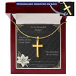 Artisan Cross Necklace: A Visible Anchor of Faith for Mom