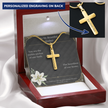 Artisan Cross Necklace: A Visible Anchor of Faith for Mom