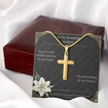 Artisan Cross Necklace: A Visible Anchor of Faith for Mom