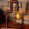 Aurora Steampunk Handmade Vintage Adjustable Pipe Lamp - Carbone's Marketplace