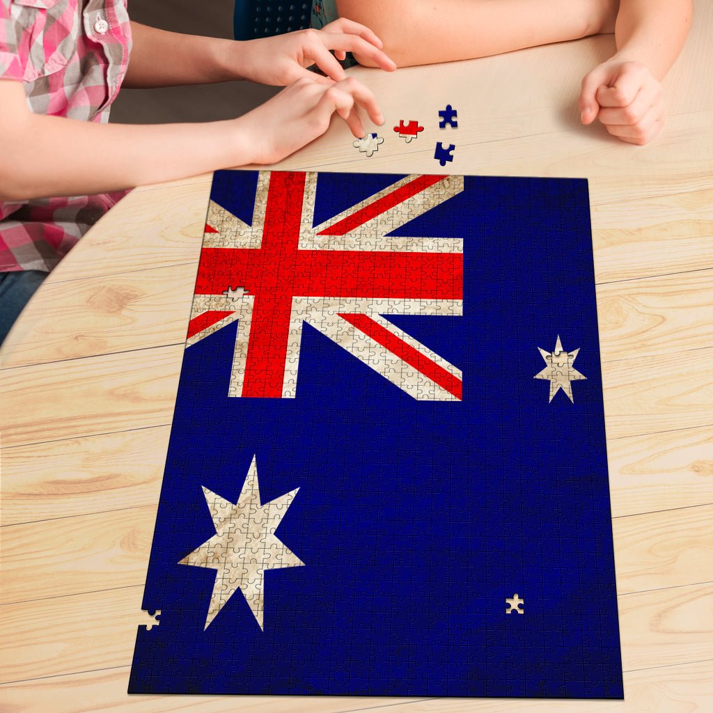Australian Grunge Jigsaw Puzzle - Carbone's Marketplace