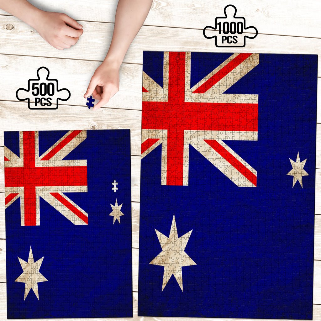 Australian Grunge Jigsaw Puzzle - Carbone's Marketplace