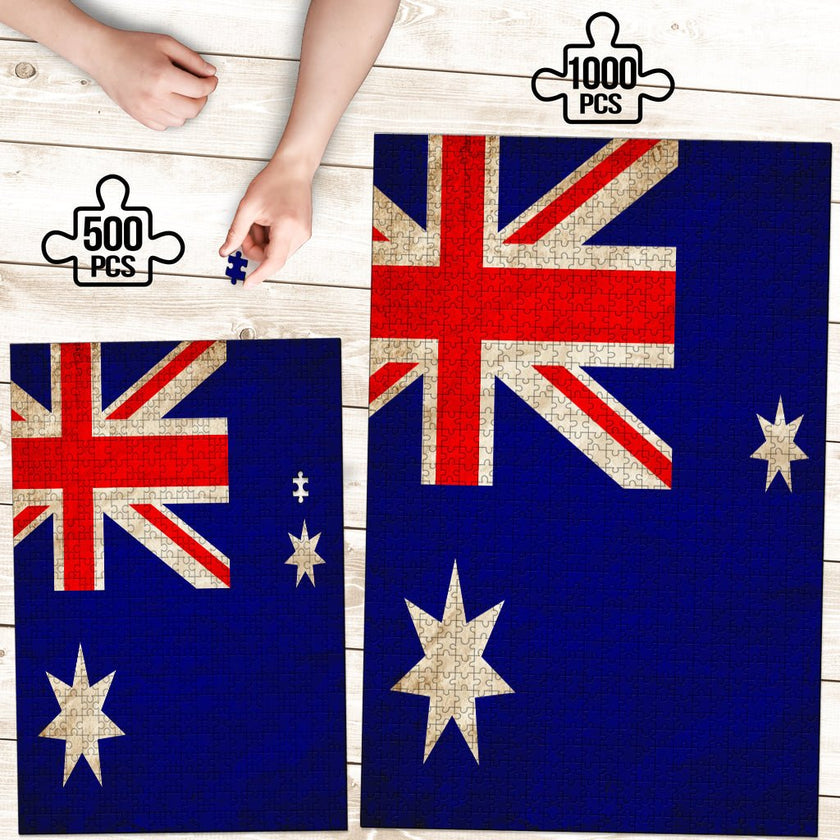 Australian Grunge Jigsaw Puzzle - Carbone's Marketplace