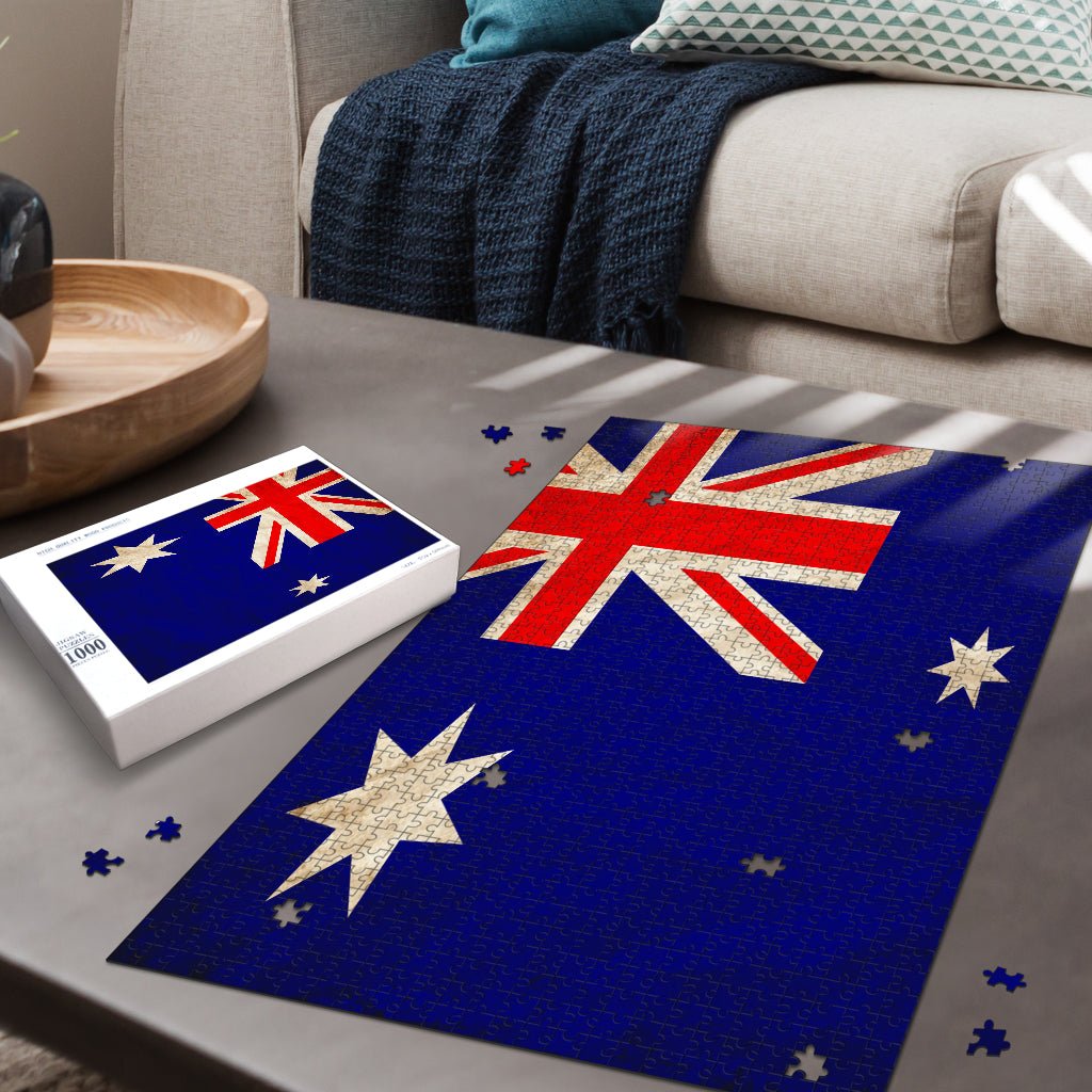 Australian Grunge Jigsaw Puzzle - Carbone's Marketplace