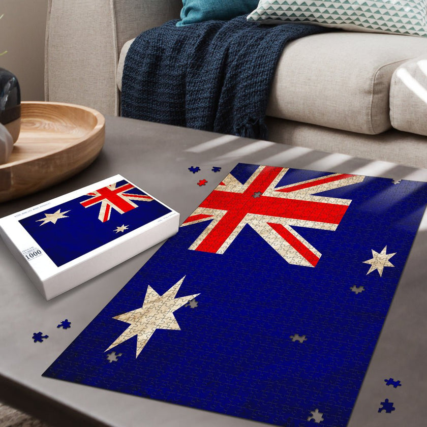 Australian Grunge Jigsaw Puzzle - Carbone's Marketplace