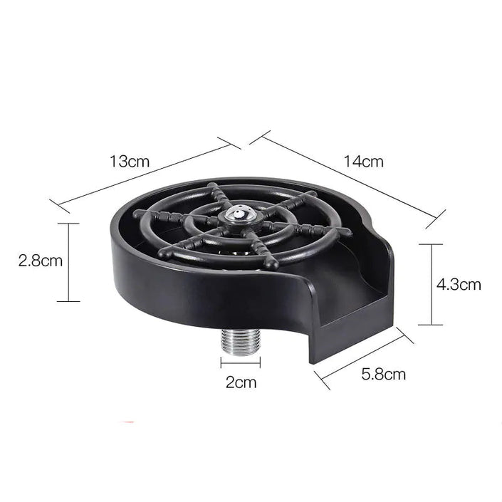 Automatic High - Pressure Cup Washer Sink for Bar Counter - Carbone's Marketplace